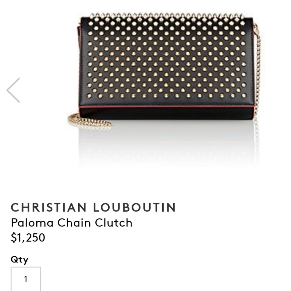 Christian Louboutin clutch